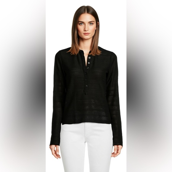 rag & bone Tops - NWT Rag & Bone Charcoal Long-Sleeve Henley